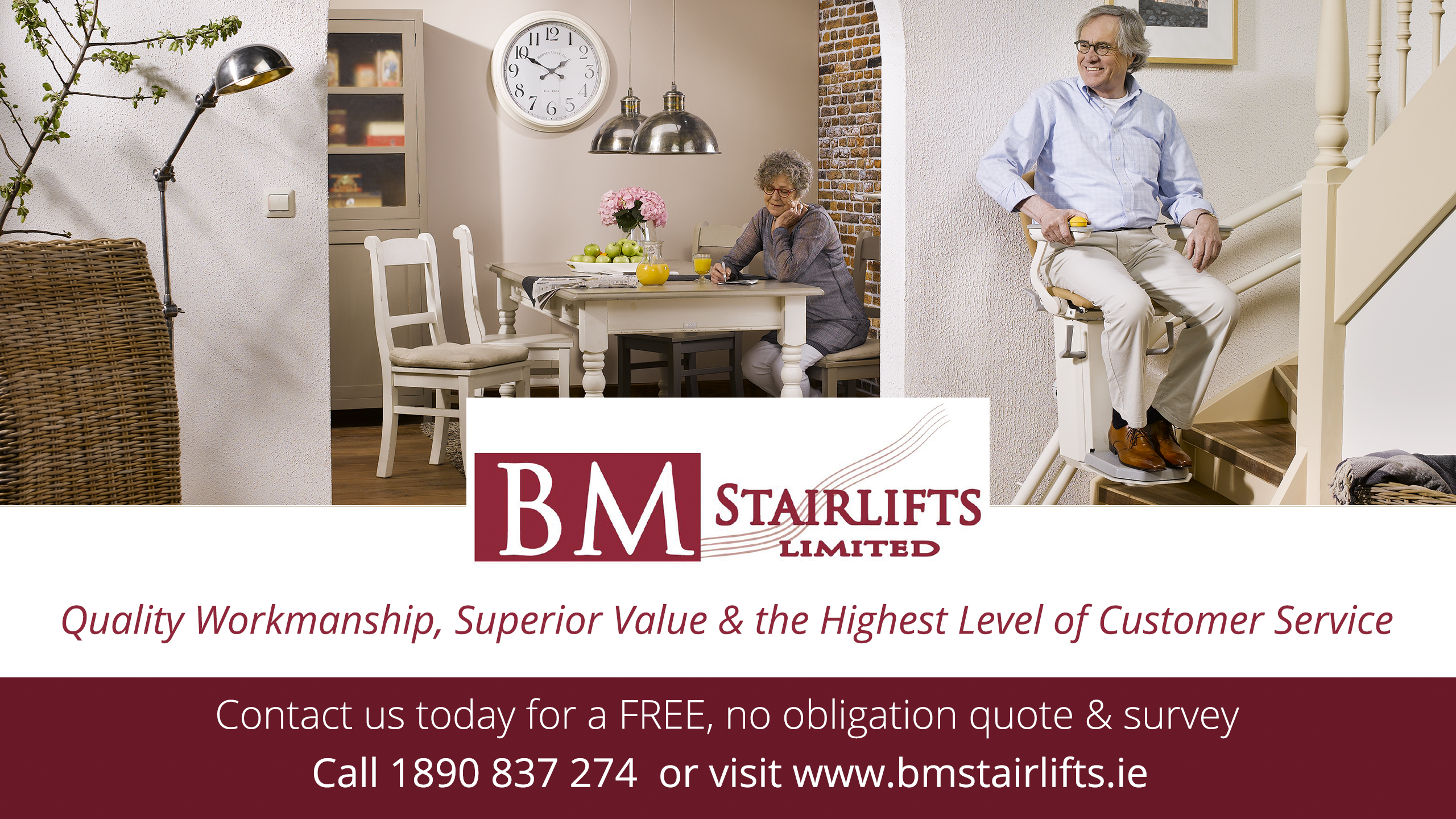 Otolift two stairlift installation