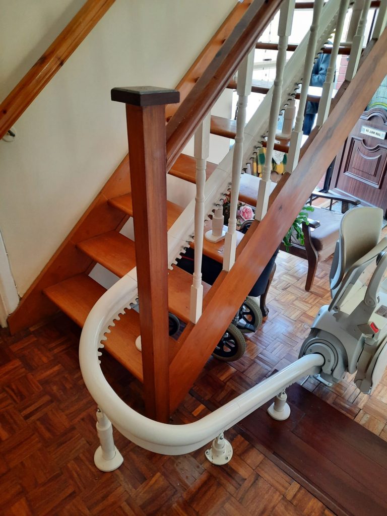 You can’t install a stairlift on a narrow stairs