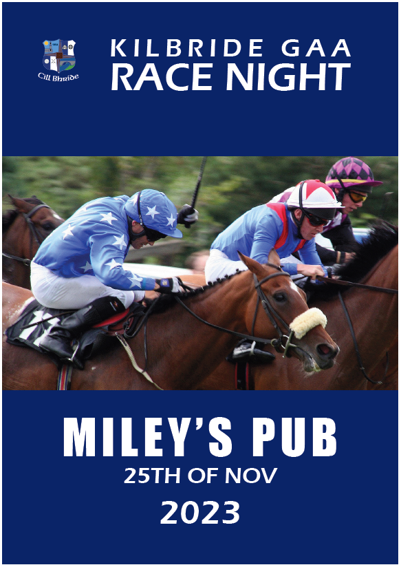 Race Night 2023 - Cover - Kilbride GAA