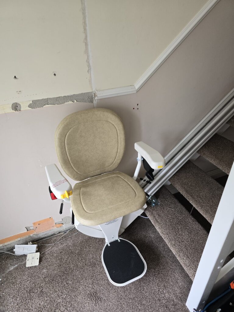 Straight Stairlift installation in Tallaght, Dublin