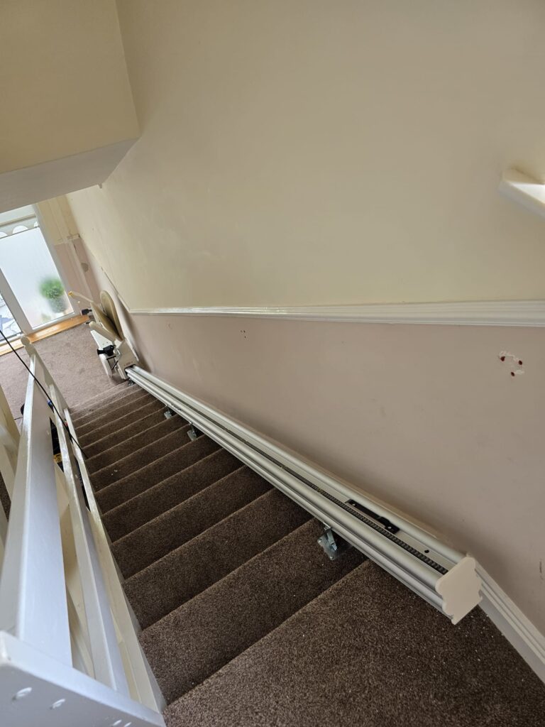Straight Stairlift installation in Tallaght, Dublin 24
