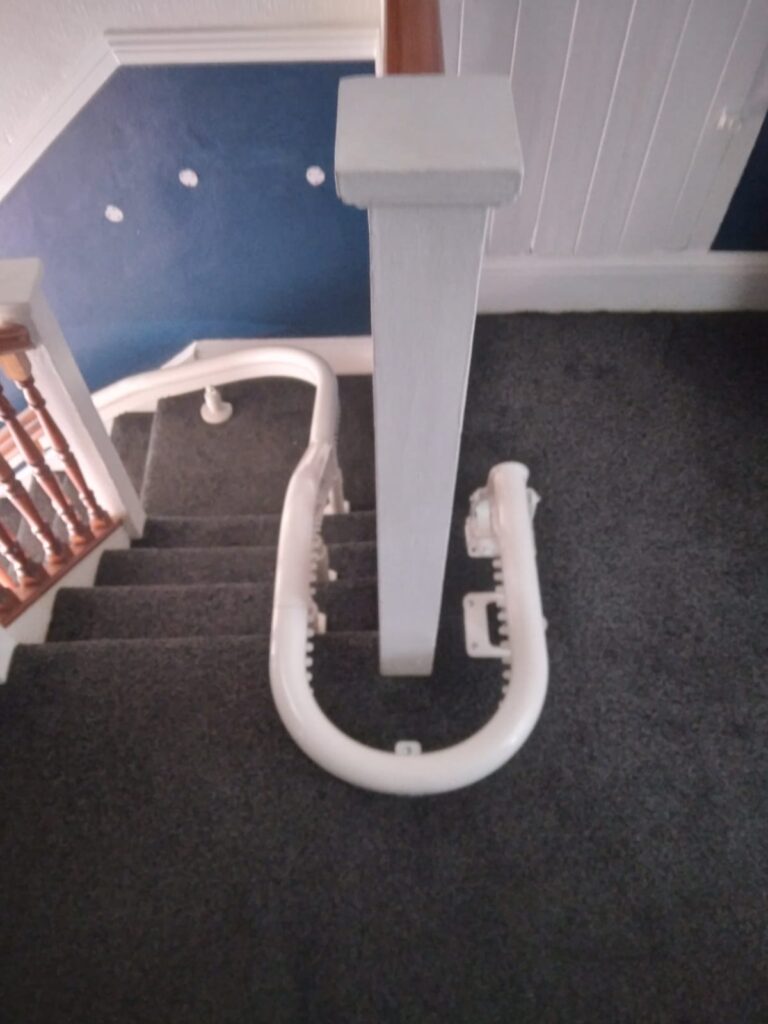 Curved Stairlift Installaton in Crumlin