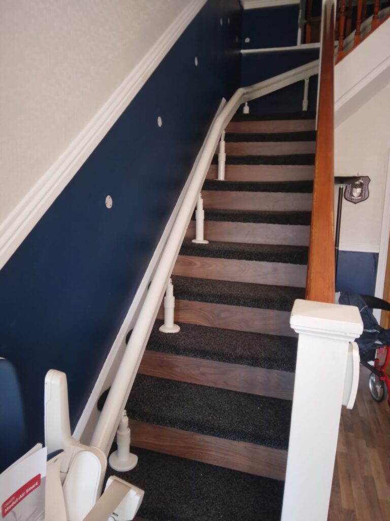 Curved Stairlift Installaton in Crumlin, Dublin 8
