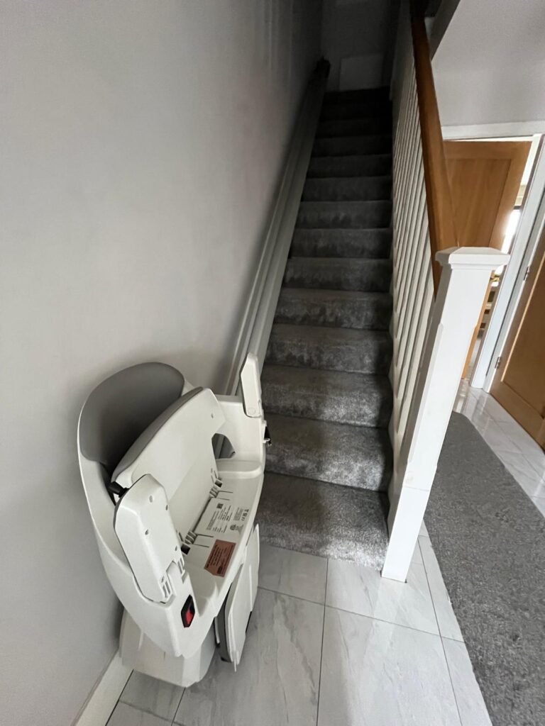 Straight Stairlift installation in Donacarney, County Meath